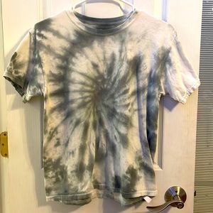 Grey tie dyed T-shirt